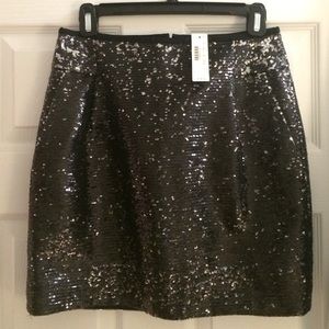 BRAND NEW J.Crew sequined skirt
